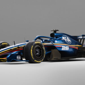 A render of the 2026 F1 car