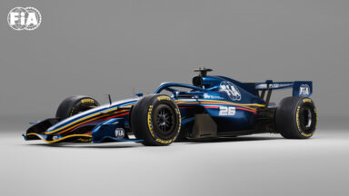 A render of the 2026 F1 car