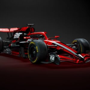 A render of the 2026 F1 car