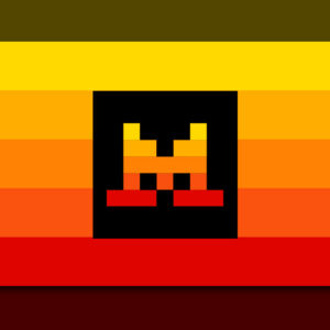 The Mistral logo on a red and yellow background.