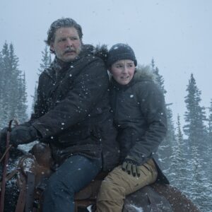 Joel and Abby on a horse