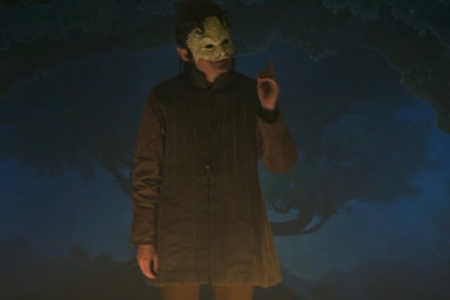 Puck (Jack Gleeson) hijacks the show to play himself.