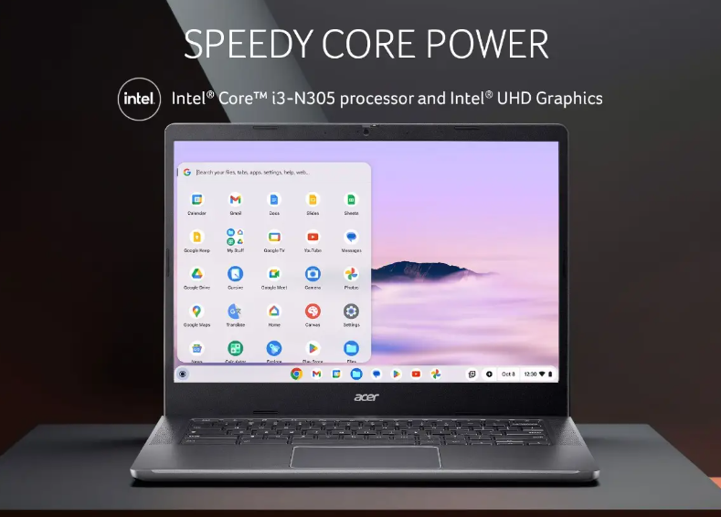 Acer Chromebook Plus Processor and Memory