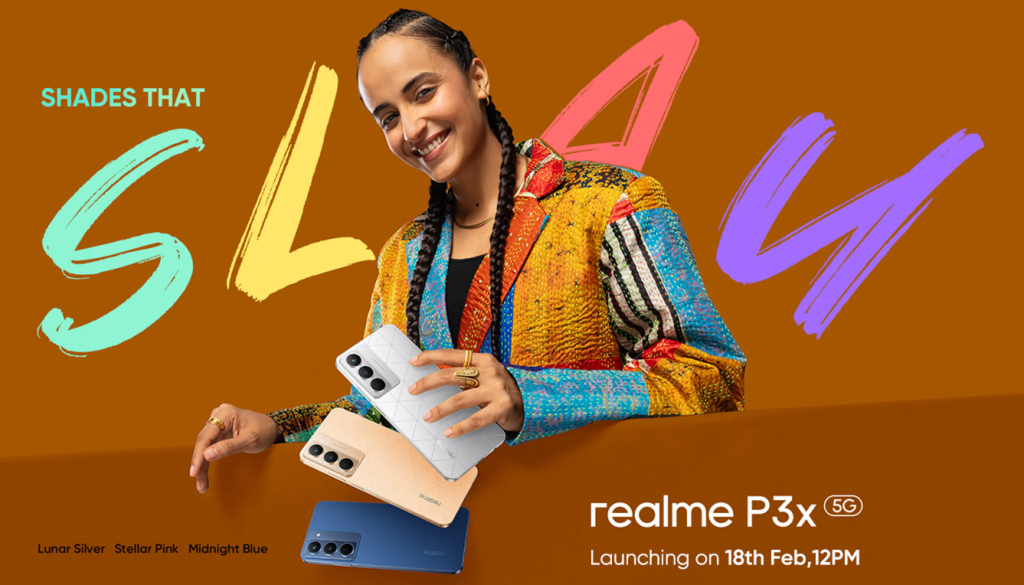 Realme P3x 5G Price A 6000mAh Battery and Dimensity 6400 5G Chipset