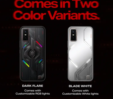 Infinix GT 30 Pro 5G Cyber Mecha 2.0 Design