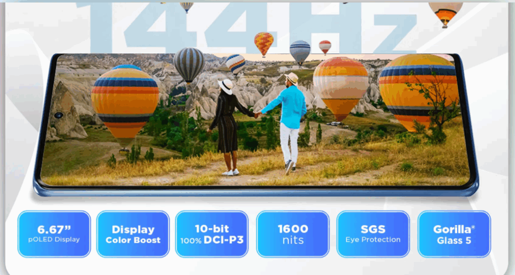 Moto G96 5G Display and Design