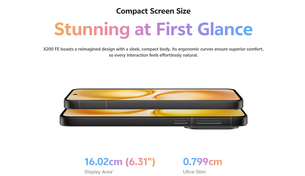Vivo X200 FE Display & Design