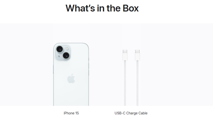 iPhone 15 USB-C Connectivity